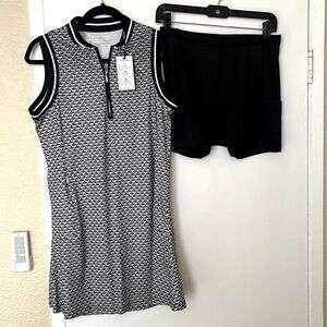 NWT M MAELREG Tennis Athletic Dress Golf Dresses for Women with Shorts  Medium